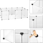 Plastični držač za zečeve i zamorce 145x46x75 cm - Image 4