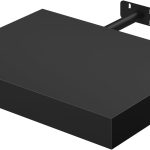 Plutajuća polica za zid, 30x22,8x3,8 cm crna