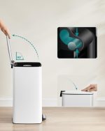 Kuhinjska kanta za otpad 30L, soft-close, bijela - - Image 4