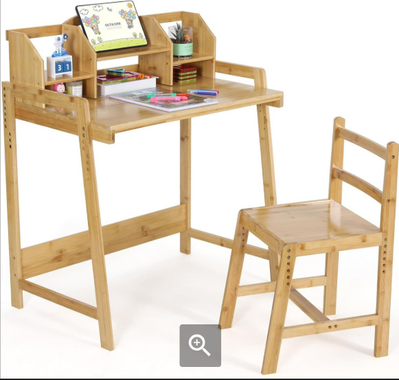 27_1.jpg Dječiji stol od bambusa - Image 1