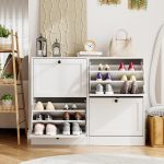 Ormarić za obuću sa 4 preklopne latice - Image 2