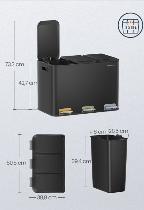 350_1.jpg Kanta za smeće - 45 litara - Image 1