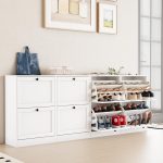 Ormarić za obuću sa 4 preklopne latice - Image 3