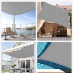 Vodootporno sjenilo 3,5x5 m, siva, vodootporna -