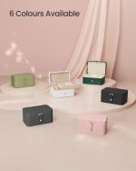 Kutija za nakit, 2-spratna, Rose Beige, bijela - - Image 2