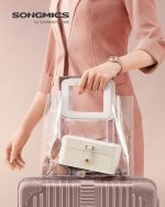 Kutija za nakit, 2-spratna, Rose Beige, bijela - - Image 6
