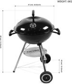 Klasični okrugli roštilj na ugalj - - Image 7