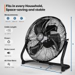 Podni ventilator 60 cm, 200 W - - Image 3