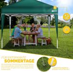 Sklopivi paviljon 3x3m, zelena - - Image 7