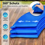 Zaštitni rub za trampolinu 244 cm, plavI -