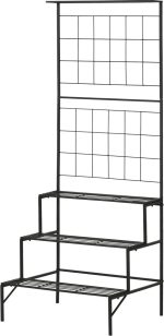 Stalak za cvijeće s metalnim okvirom - Image 4