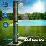 Solarni tuš za dvorište i bazen 35L, crno/zelena - Image 3