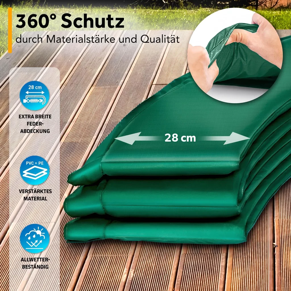 558_1.webp Zaštitni rub za trampolinu 427 cm, zeleni - - Image 1