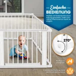 Sklopiva  / Zaštitna ograda za bebe, 7,2 mt -
