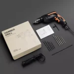 Bušilica udarna 710W s priborom, crna -