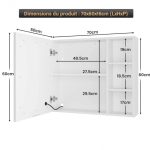 Kupaonski ormarić sa ogledalom - Image 2