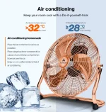 Podni ventilator 30 cm bakar, 45W - - Image 6