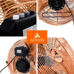 Podni ventilator 30 cm bakar, 45W - - Image 7