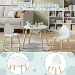 Okrugli dječji stol s 2 stolice - Image 5