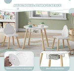 Okrugli dječji stol s 2 stolice - Image 6