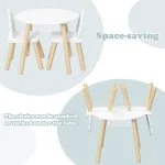 Okrugli dječji stol s 2 stolice - Image 7