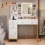 Kozmetički stol sa svjetlima u 3 boje - Image 2