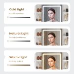 Kozmetički stol sa svjetlima u 3 boje - Image 4