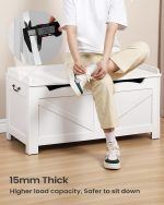 Komoda za odlaganje 99,4 cm, bijela - Image 3