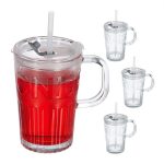 Set od 3 čaše za piće s drškom