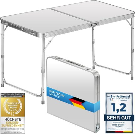 Sklopivi multifunkcionalni sto, bijeli, 120 x 60 cm