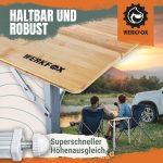 Sklopivi kamperski stol od bambusa 120 × 12 × 20 cm - Image 4