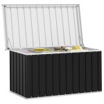 Vrtna kutija za pohranu antracit 129 x 67 x 65 cm - Image 3