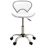 Set od 2 salon spa stolice, bijele, umjetna koža