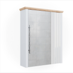 Bijeli ormarić s ogledalom