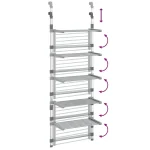 Aluminijski viseći stalak za sušenje rublja s 5 nivoa - Image 5