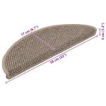 Prostirke za stepenice, samoljepljive 56x17x3 cm, 15k - Image 6