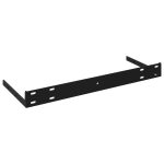 Plutajuća zidna polica crna 80 x 23,5 x 3,8 cm - Image 5