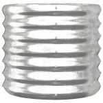 Set od 4 vrtne pregrade, Srebrna, 39,9 × 39,9 × 36,1 cm - Image 3