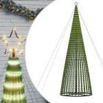 LED božićno drvce 1544 LED toplo bijelo 500 cm