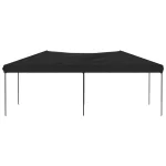 Sklopivi šator za zabave crne boje 3 x 6 m - Image 2