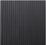 PVC ograda  za privatnost za balkon, siva, 160x400 cm - Image 3