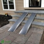 Set od 2 utovarne rampe 400 kg max, 160 cm x 23 x 5 cm