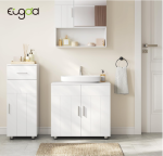 Kupaonski ormarić ispod umivaonika s 2 vrata, bijela, 60