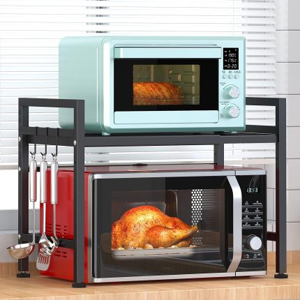 Metalni stalak za mikrovalnu pećnicu 46 x 64 x 57 cm