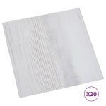 Samoljepljive podne obloge 20 kom PVC 1,86 m² svjetlosive - Image 2