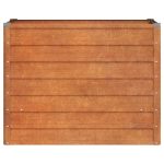 Vrtna saksija, boja hrđe, 100x40x77 cm, korten čelik - Image 2