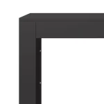 Stalak za drva za ogrjev,  Čelik, Crni, 100x40x100 cm - Image 5