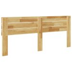Uzglavlje za krevet, drvo Hrast, 182 x 3 x 79 cm - Image 6