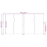 Uvlačiva bočna tenda crna 200 x 600 cm - Image 7