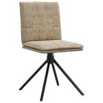 Trpezarijska stolica svijetlosiva 46,5 x 53 x 84 cm - Image 3